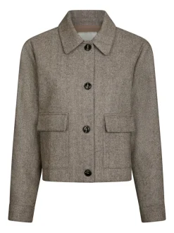 Neo Noir Romana Herringbone Jakke, , 36*Dame Jakker & Frakker