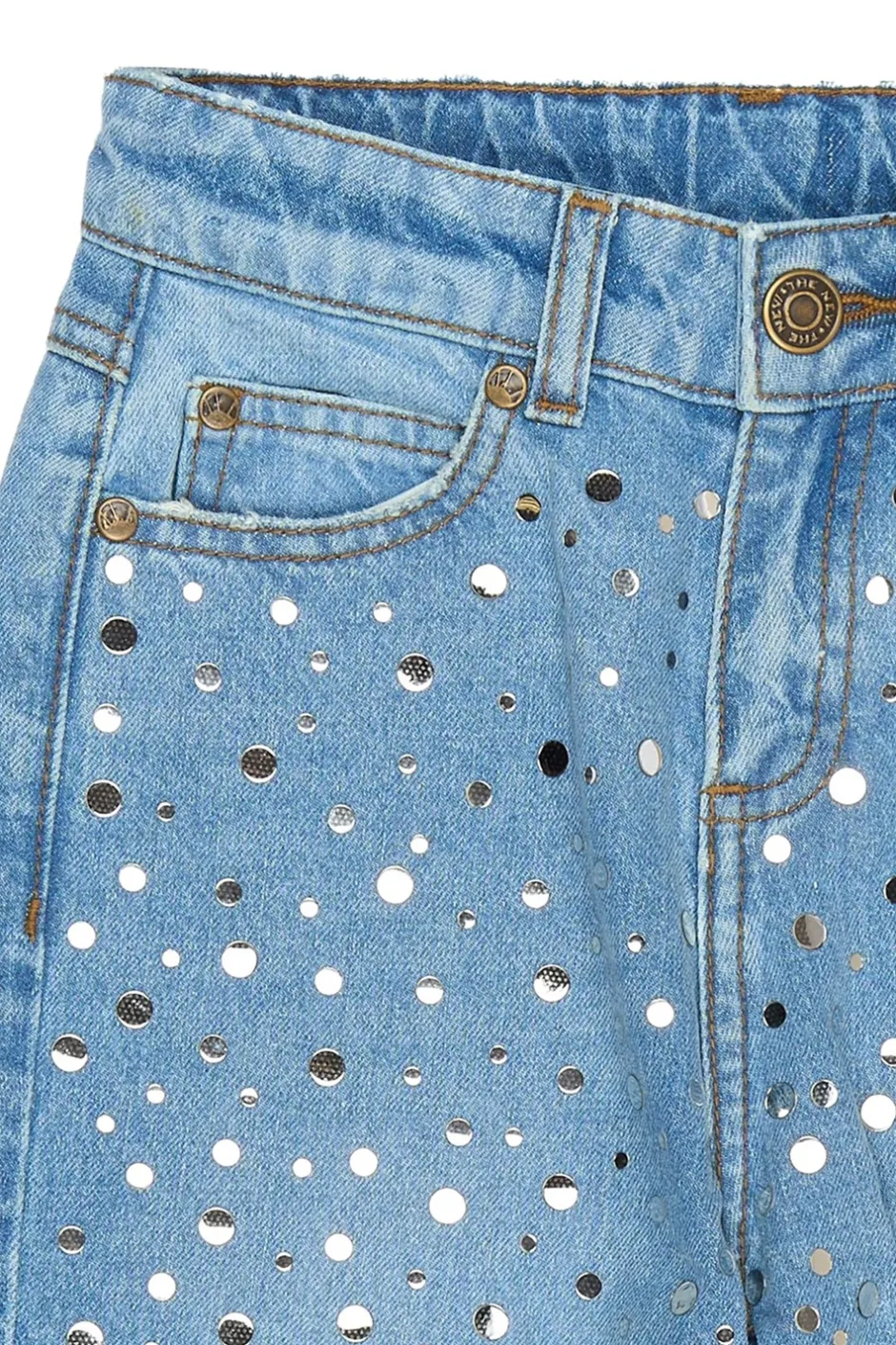 Sale THE NEW Romina Mom Fit Jeans, , 134-140 cm Light Blue Denim