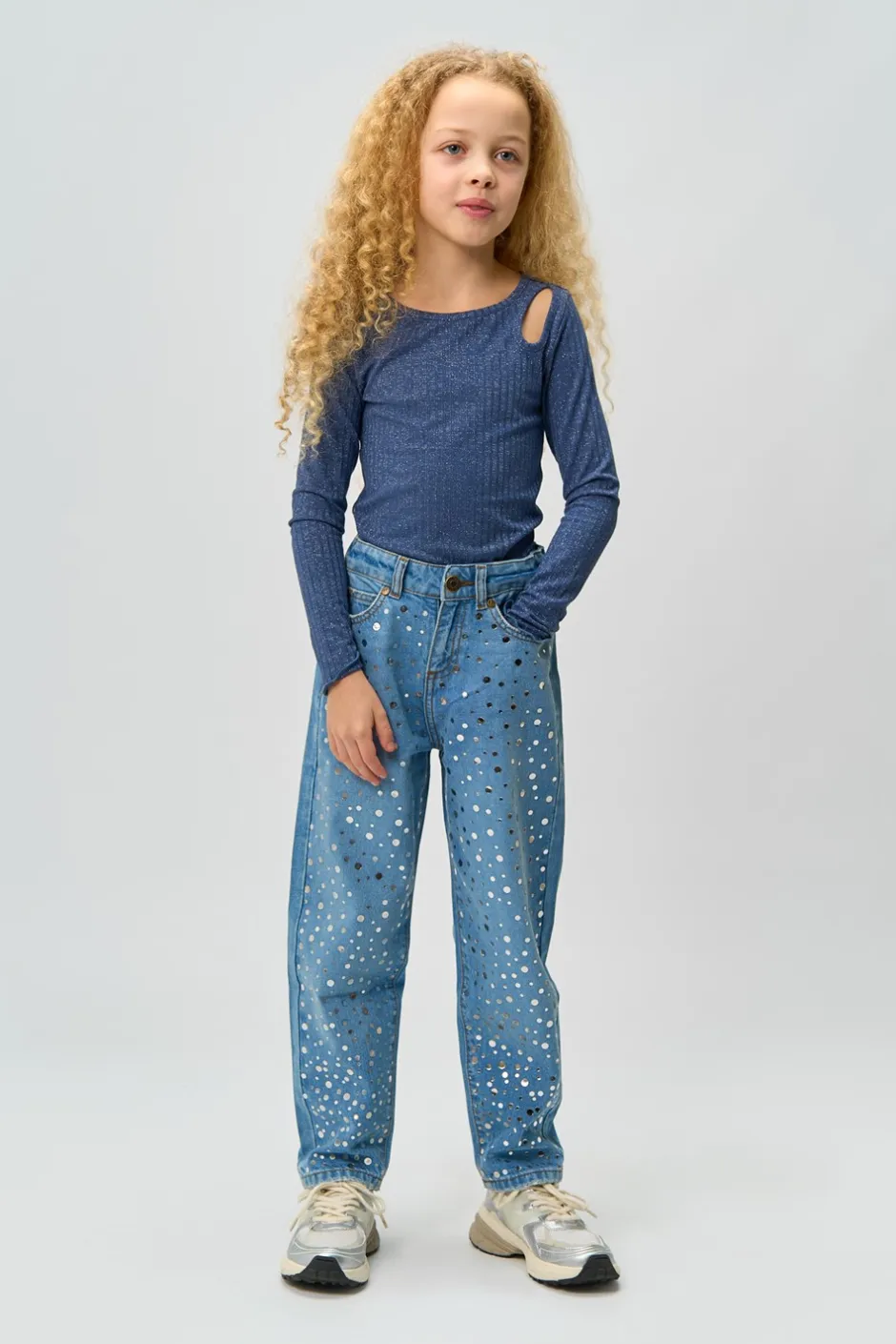 Sale THE NEW Romina Mom Fit Jeans, , 134-140 cm Light Blue Denim