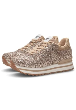Hot Woden Ronja Plateau Glitter Sneakers, , 38 Multi