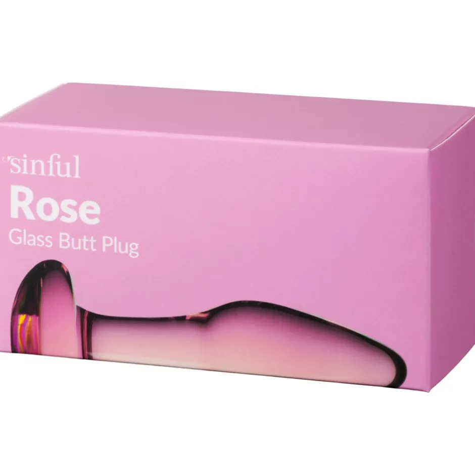 Best Sinful Rosa Glas Butt Plug