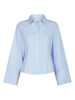 Clearance Neo Noir Rosa Oxford Skjorte, , 36 Light Blue