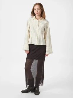 Neo Noir Rosa Solid Skjorte, , 42 Sand