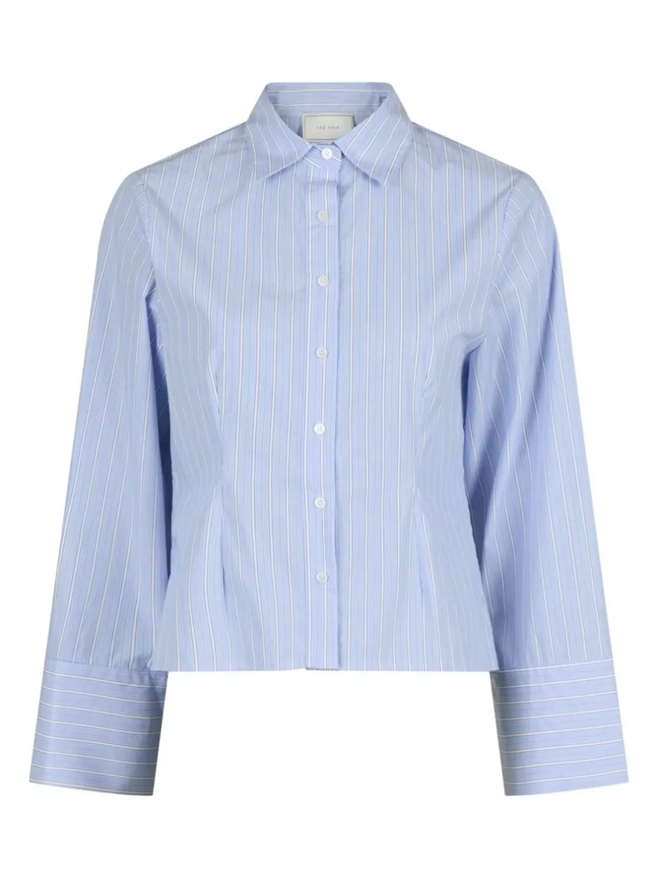 Neo Noir Rosa Stripe Shirt, , 38*Dame Bluser & Skjorter