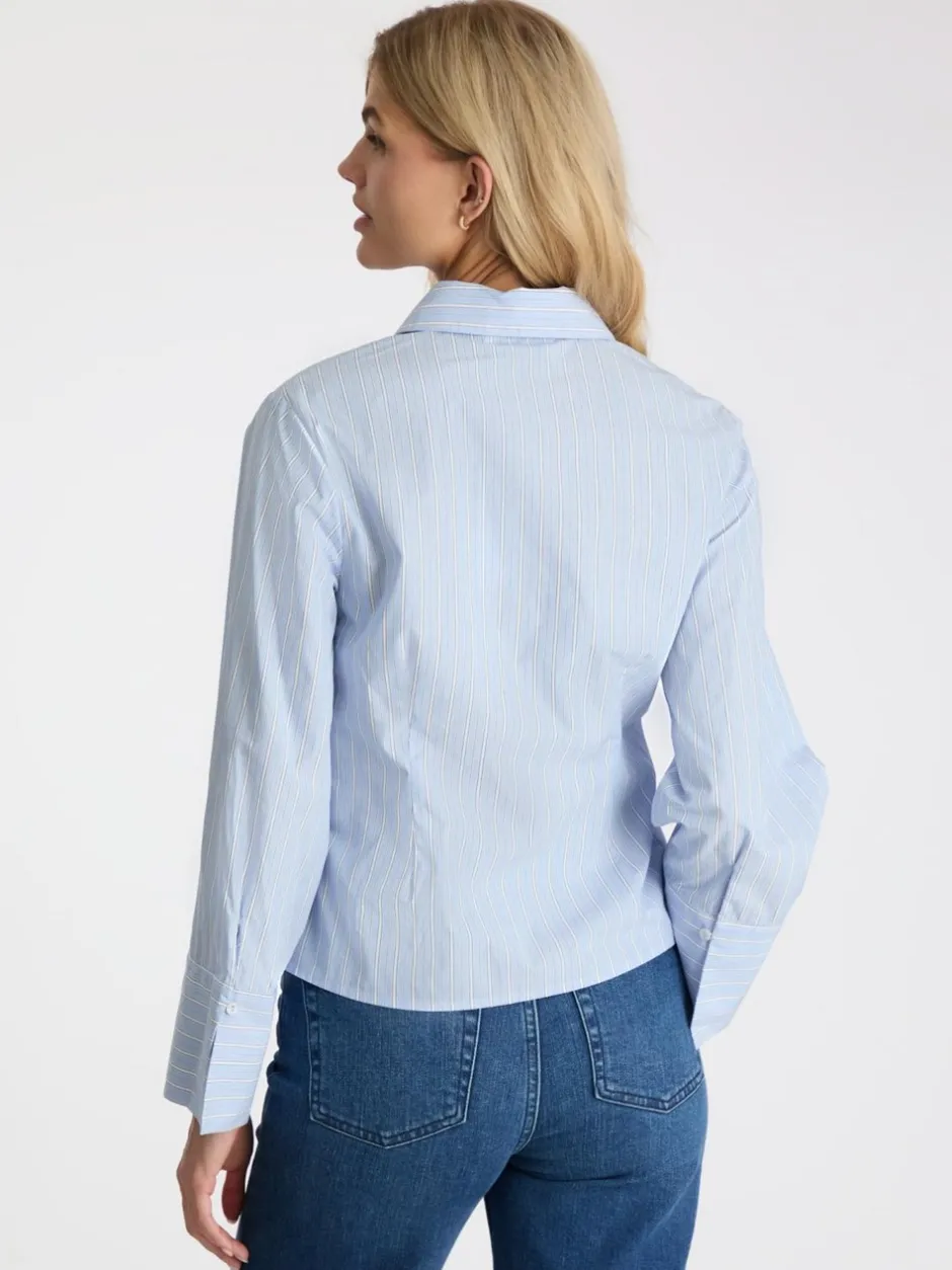 Neo Noir Rosa Stripe Shirt, , 38*Dame Bluser & Skjorter