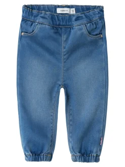 Discount Name It Rose Loose Jeans, , 74 cm Medium Blue Denim