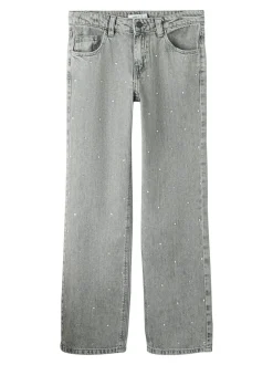 Sale Name It Rose Rhine Jeans, , 140 cm Light Grey Denim