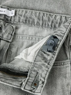 Sale Name It Rose Rhine Jeans, , 140 cm Light Grey Denim