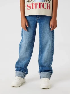 Name It Rose Straight Fold Jeans, , 152 cm*Børn Jeans