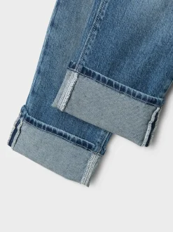 Name It Rose Straight Fold Jeans, , 152 cm*Børn Jeans