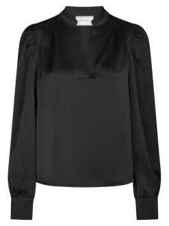 Neo Noir Rosslyn Heavy Sateen Bluse, , 40*Dame Bluser & Skjorter