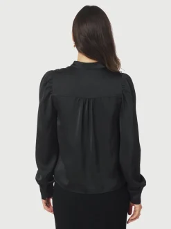 Neo Noir Rosslyn Heavy Sateen Bluse, , 40*Dame Bluser & Skjorter