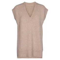 Discount Co'Couture Rowie Long Vest, , XS Bone