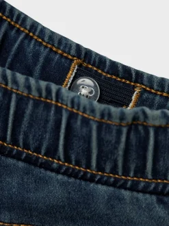 Outlet Name It Ryan Slim Sweat Jeans, , 92 cm Vintage Dark Blue Denim