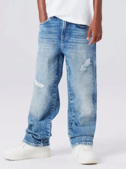 Sale Name It Ryan Straight Jeans, , 134 cm Medium Blue Denim