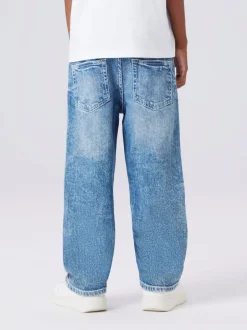 Sale Name It Ryan Straight Jeans, , 134 cm Medium Blue Denim