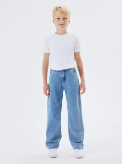 Discount Name It Ryan Straight Jeans, , 128 cm Medium Blue Denim