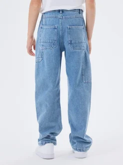 Discount Name It Ryan Straight Jeans, , 128 cm Medium Blue Denim