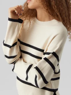 Discount Vero Moda Saba Striktrøje, , XXL Birch