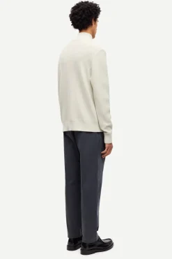 Discount Samsøe Samsøe Sadem Zip Cardigan, , L Silver Birch