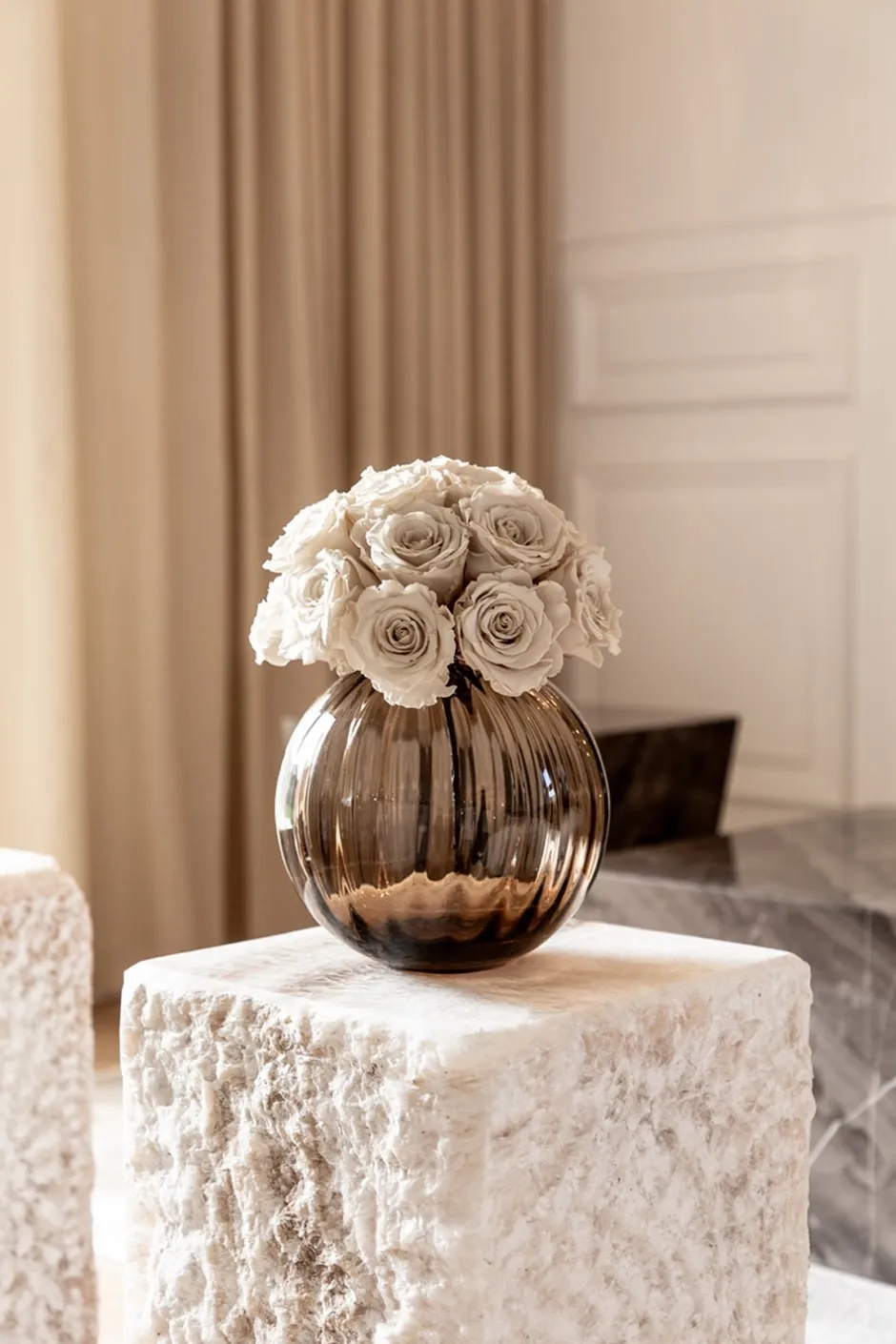 Clearance Specktrum Sadie Vase, Topaz