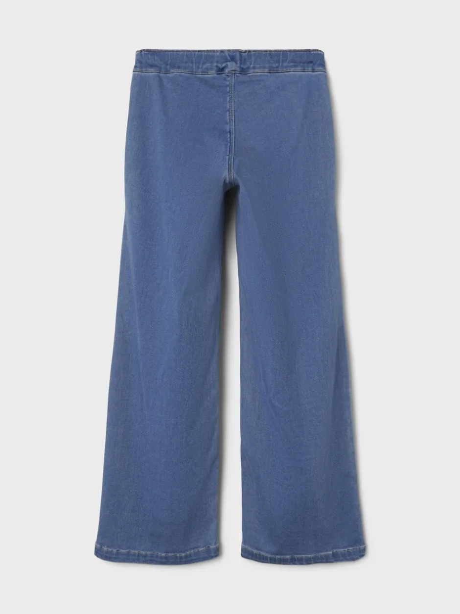Name It Salli Wide Jeans, , 116 cm Light Blue Denim