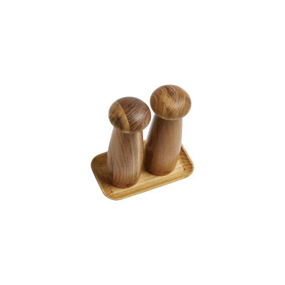 Hot RAW Salt- & Peberkværnsæt, Teak