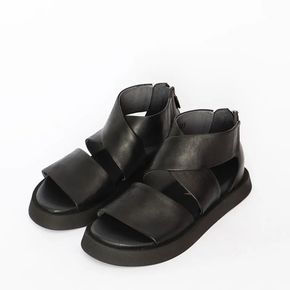 Discount Lofina Sandaler, , 36 Nero Gasoline