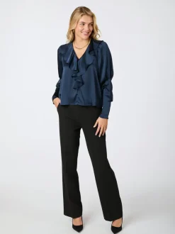 Neo Noir Sandie Sateen Bluse, , 38*Dame Bluser & Skjorter