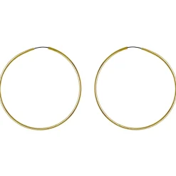 Pilgrim Sanne Store Hoops, Guld