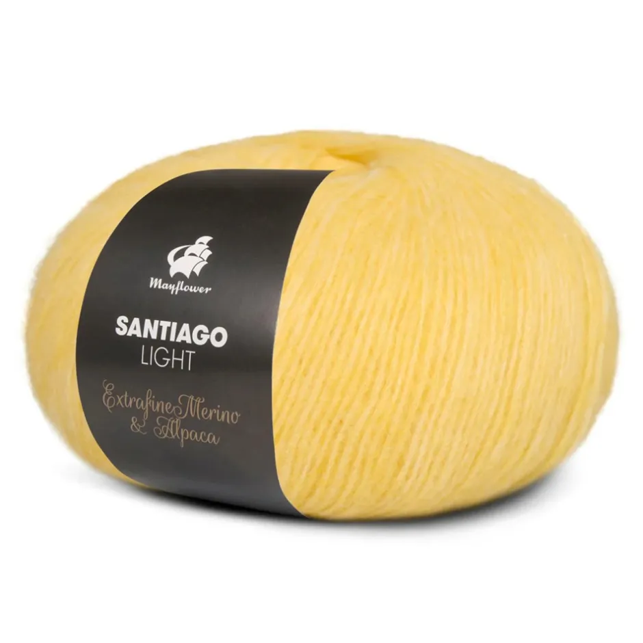 New Mayflower Santiago Light Garn, , 50 g 026 Ananas