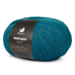 Best Mayflower Santiago Light Garn, 50 g 013 Blå Koral
