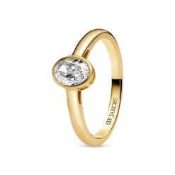 Sif Jakobs Jewellery Sardinien Ovale Piccolo Ring, , 54*Dame Ringe