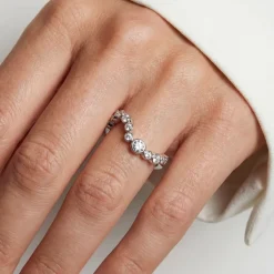 Hot Sif Jakobs Jewellery Sardinien Wave Ring, , 60 Silver
