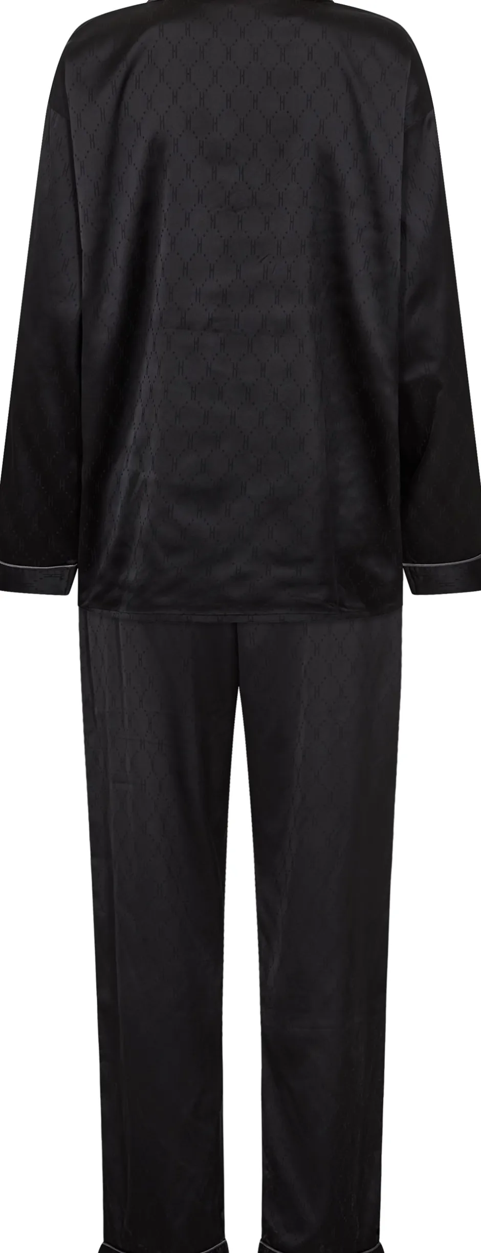 Hype The Detail Satin Pyjamassæt, , L*Dame Loungewear