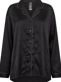 Hype The Detail Satin Pyjamassæt, , L*Dame Loungewear