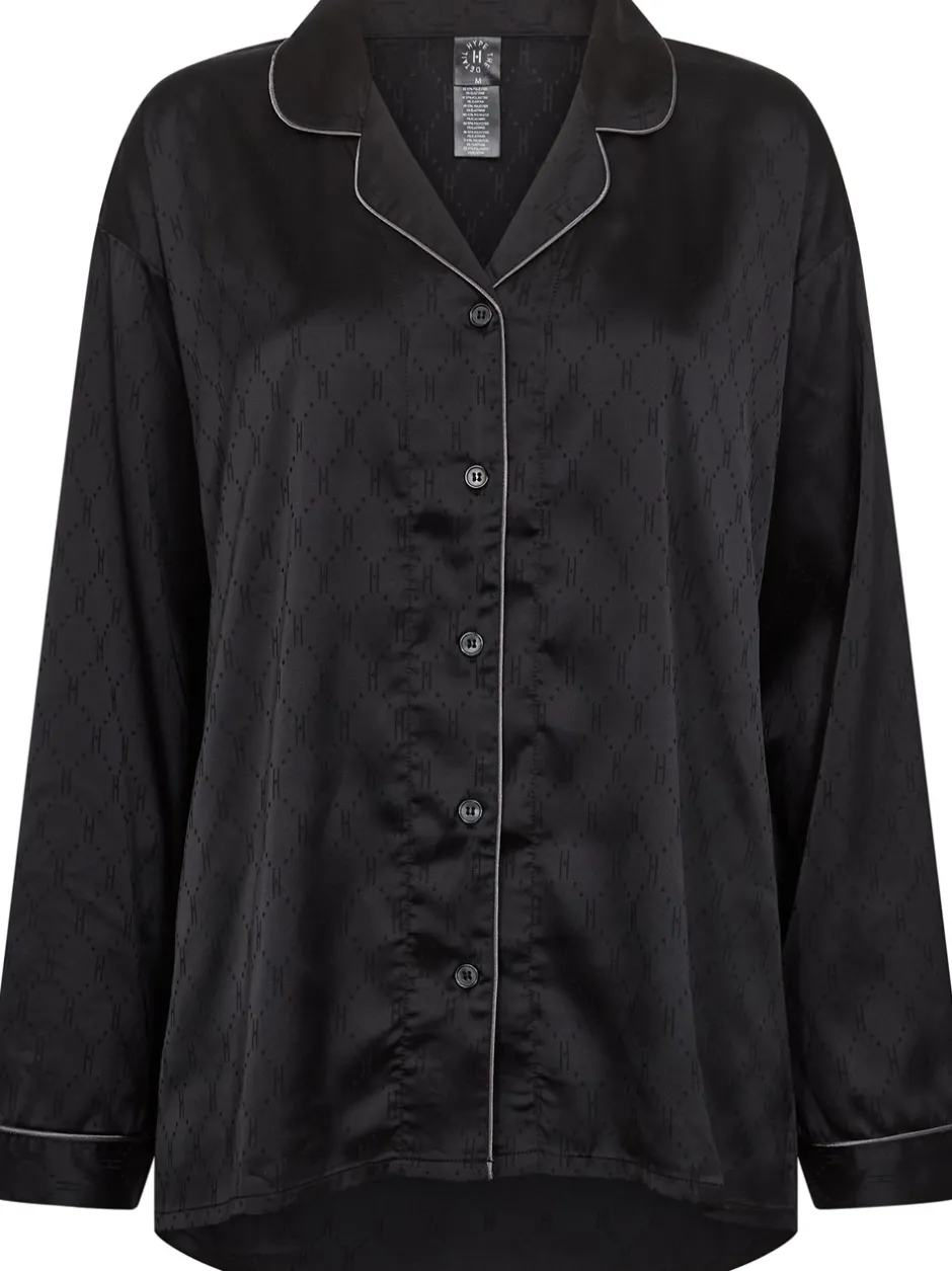 Hype The Detail Satin Pyjamassæt, , L*Dame Loungewear