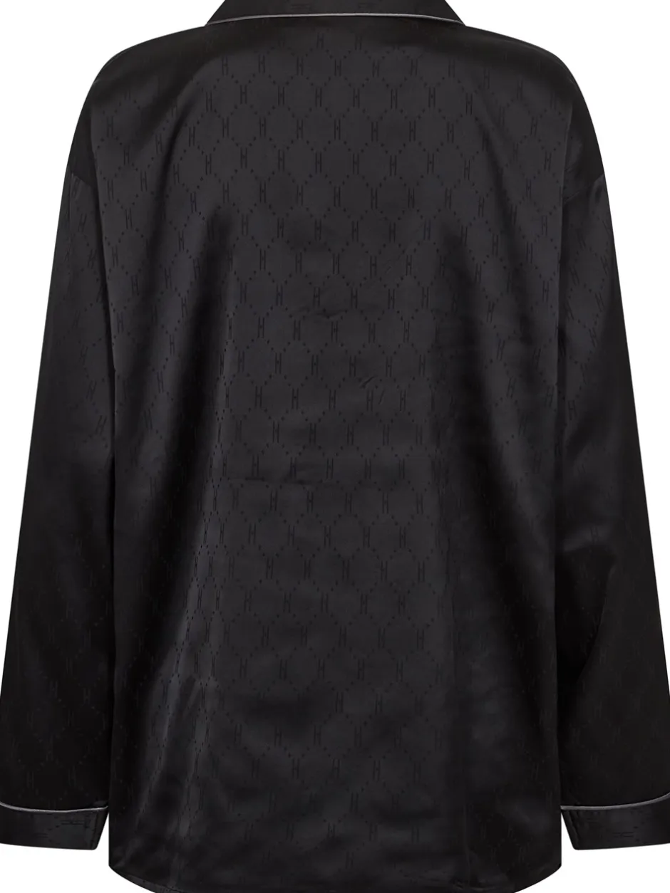 Hype The Detail Satin Pyjamassæt, , L*Dame Loungewear