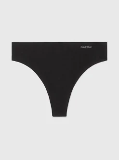 Discount Calvin Klein Seamless Thong, , L Black