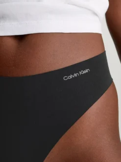Discount Calvin Klein Seamless Thong, , L Black