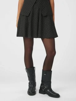 Sale Neo Noir Selah B Pinstripe Nederdel, , 38 Antracit