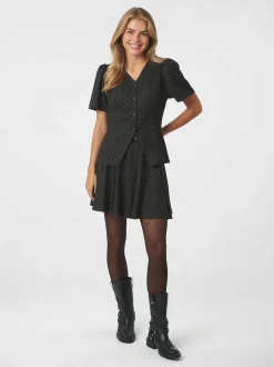 Sale Neo Noir Selah B Pinstripe Nederdel, , 38 Antracit