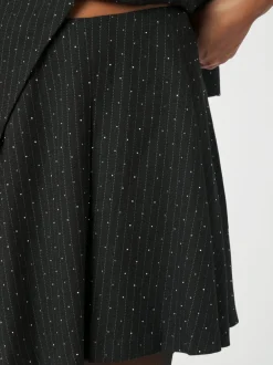 Sale Neo Noir Selah B Pinstripe Nederdel, , 38 Antracit