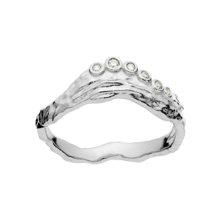 New Maanesten Selene Ring, , 53 Sterling Silver