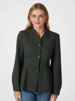 Hot Neo Noir Senara Blazer, , 36 Dark Grey Melange