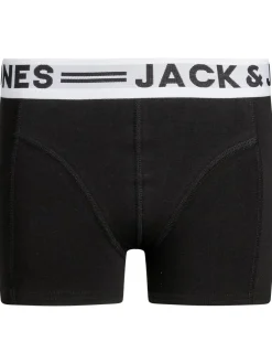Jack & Jones Junior Sense 3-pak Trunks, , 128 cm*Børn Undertøj & Nattøj