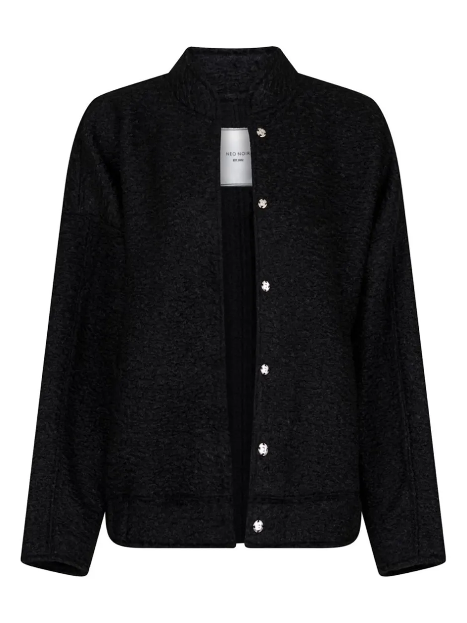 New Neo Noir Sharon Bomber Jakke, , 42 Sort