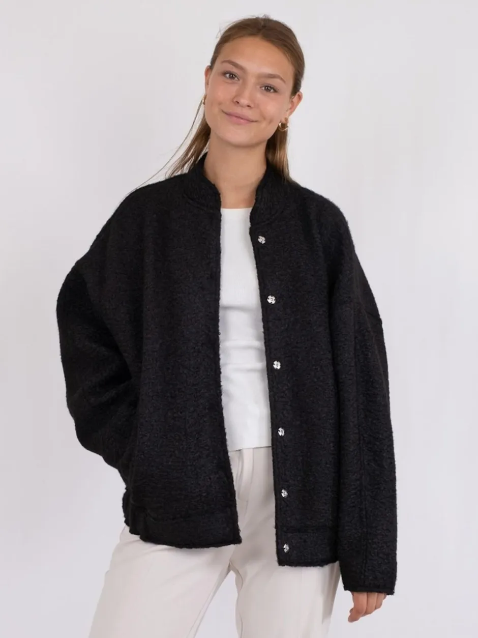 New Neo Noir Sharon Bomber Jakke, , 42 Sort