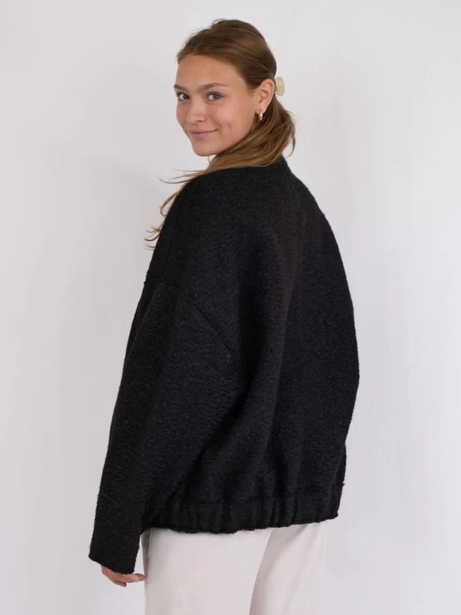 New Neo Noir Sharon Bomber Jakke, , 42 Sort