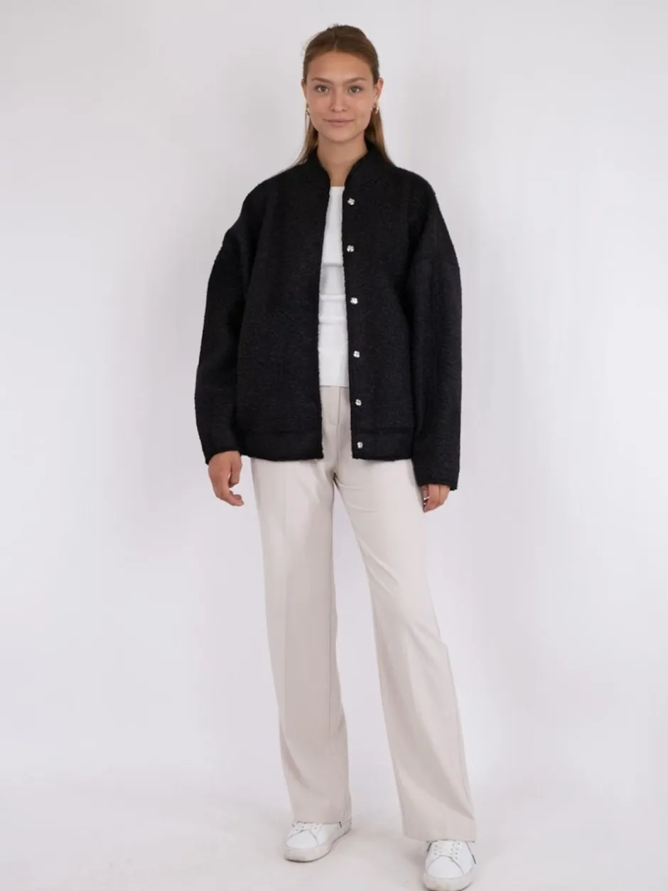 New Neo Noir Sharon Bomber Jakke, , 42 Sort